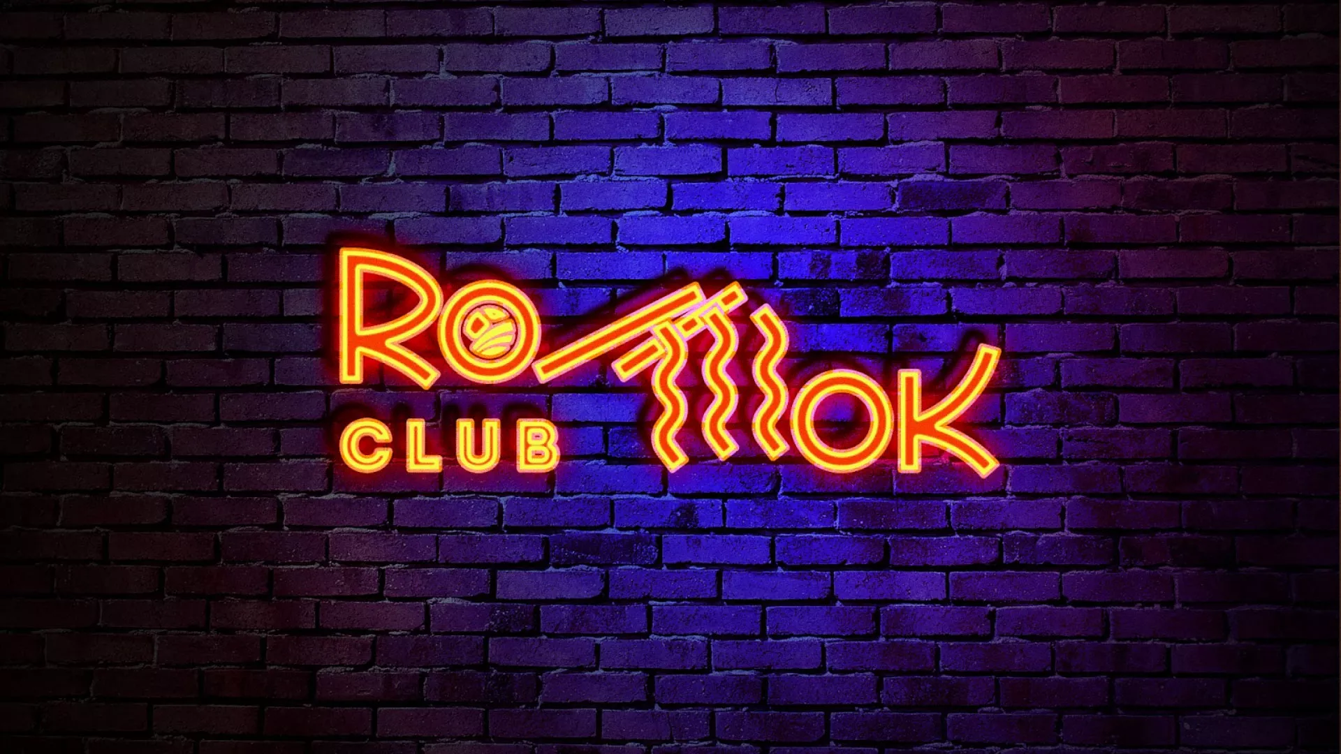 Разработка интерьерной вывески суши-бара «Roll Wok Club» в Камышине
