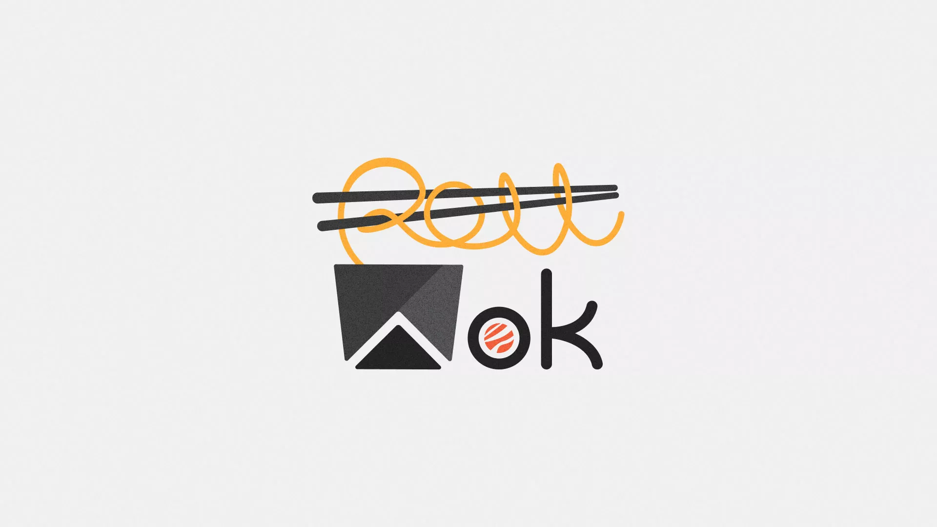 Разработка логотипа в Камышине для суши-бара «Roll Wok Club» Разработка логотипа в Камышине для суши-бара «Roll Wok Club»